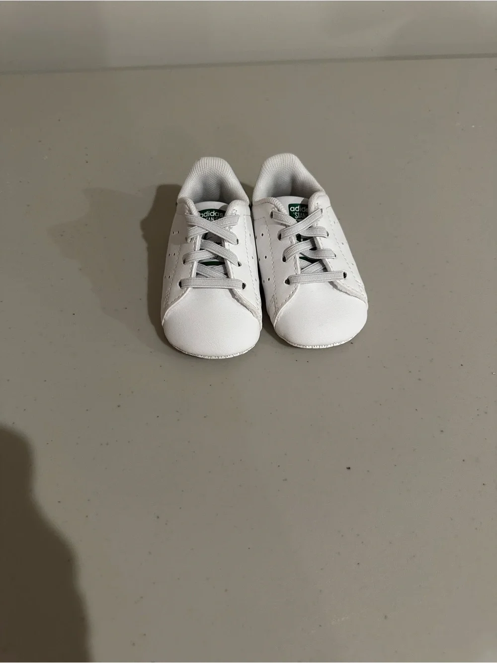 Adidas Kids White Classic Leather Sneakers 0-3 M
